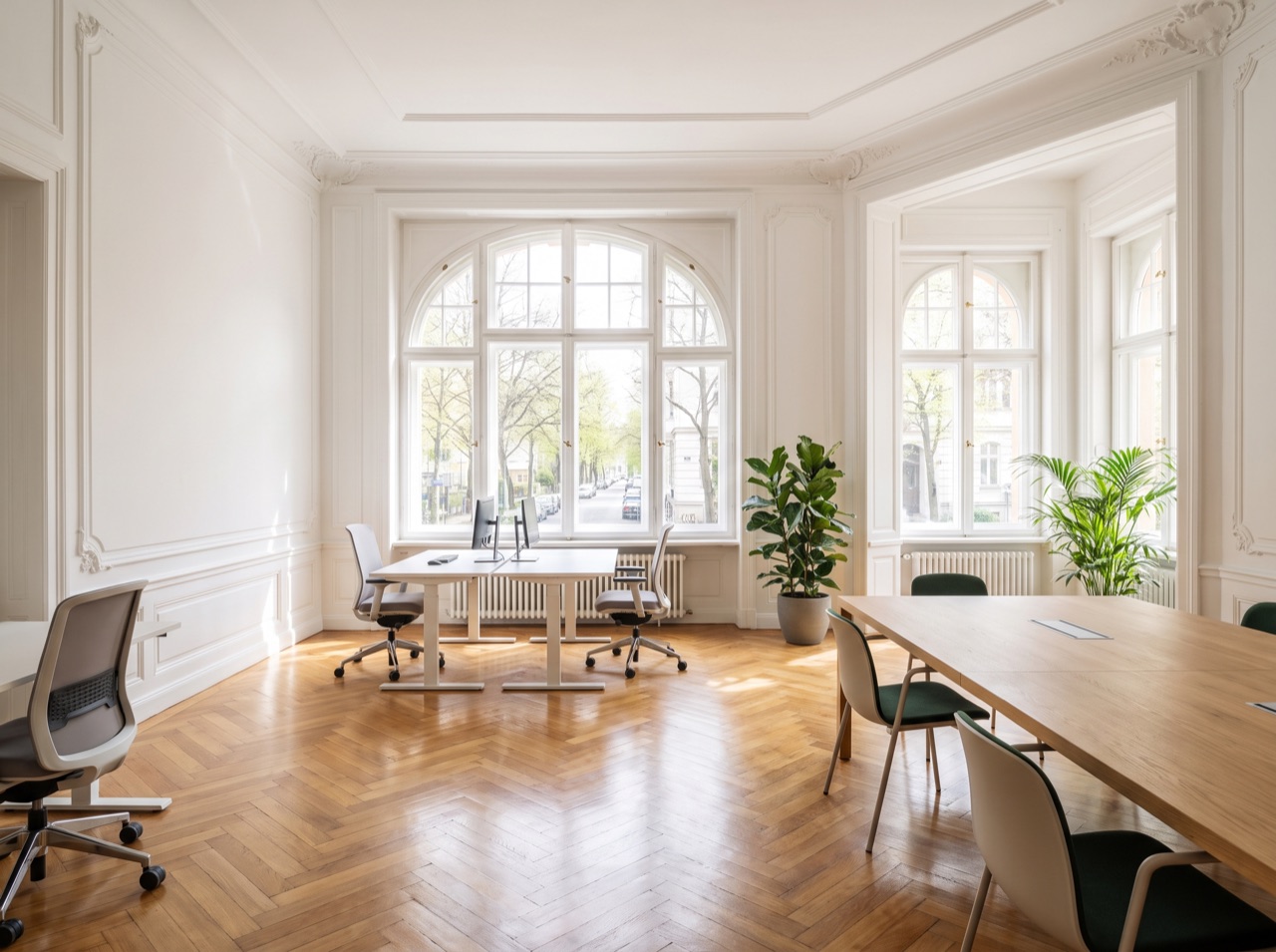 Gereinigtes Altbau-Büro in Neuburg an der Donau