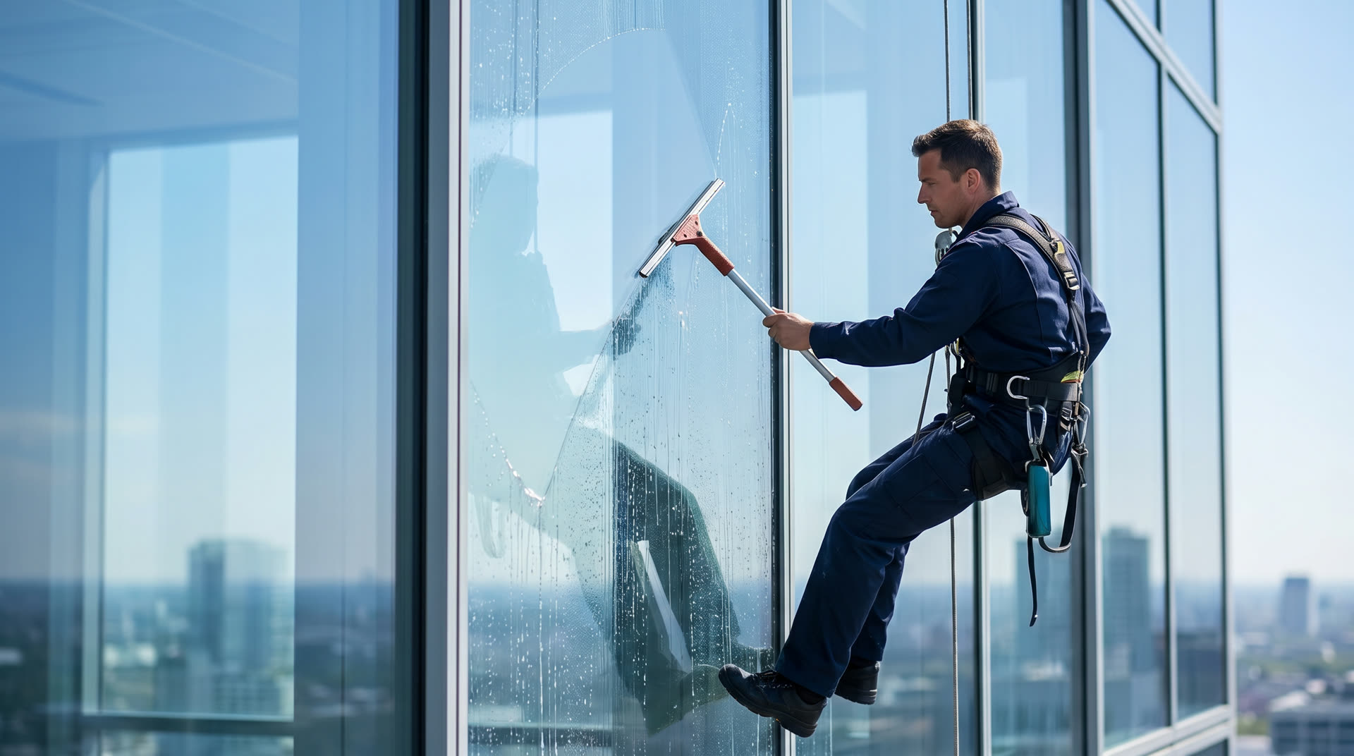 Streifenfreie Fenster- und Glasreinigung in Ingolstadt durch EM Dienstleistung
